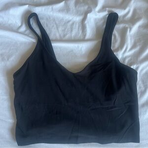 Black lululemon align tank top